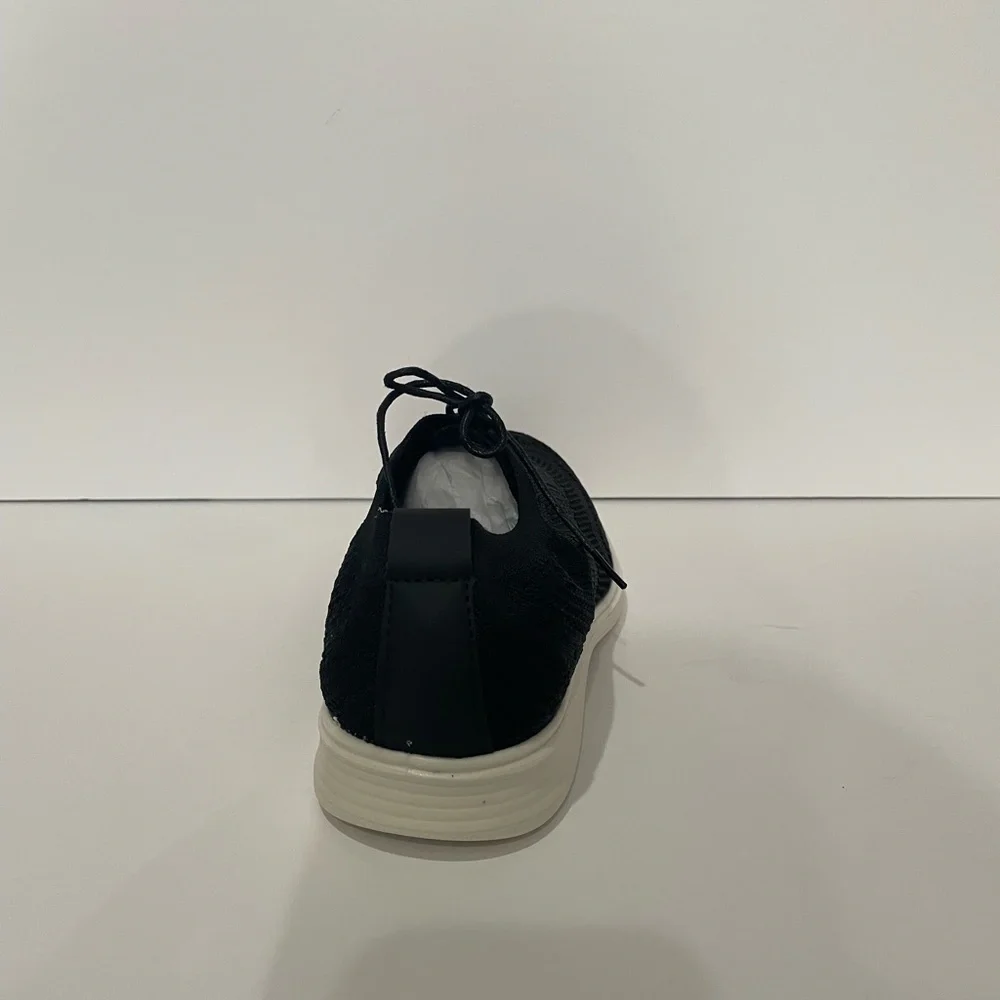 T.R premium shoes casual sneakers black Oxford wingtip